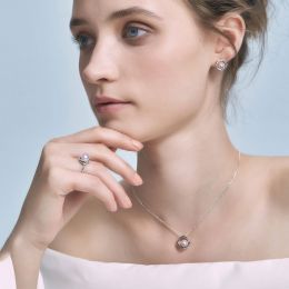 Ciondolo, Anello e Orecchini Coco Chanel. Perle Akoya, Oro bianco, Diamanti