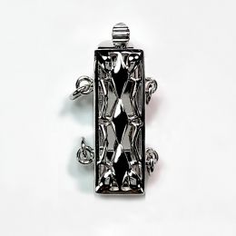 Aurélia, or blanc 14cts 12x19mm