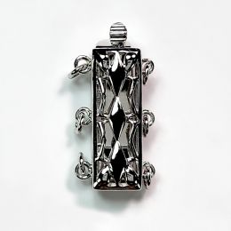 Aurélia, or blanc 14cts 12x19mm