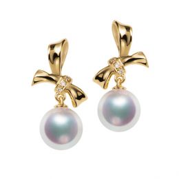 Orecchini Akoya Kendo Oro giallo