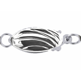 Chiusura Mandorla - Oro bianco 14kt