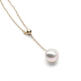 Collana con Ciondolo Sado - Oro Giallo e Perla Akoya Bianca