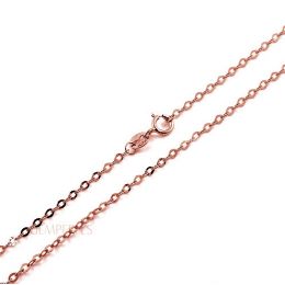  Catenina Maglia Forzatina oro rosa 18kt | 45cm