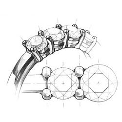 Ciondolo Pantera Perla Australia dorata. Oro giallo e Diamanti