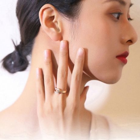 Anello Nodo Marino Oro giallo, Diamanti | Gemperles