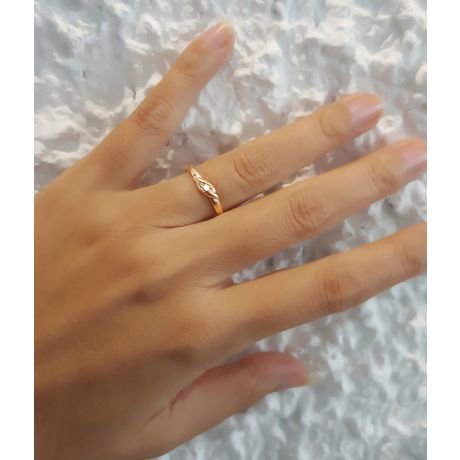 Fede Nuziale per Donna Joyce - Platino e Diamante Solitario