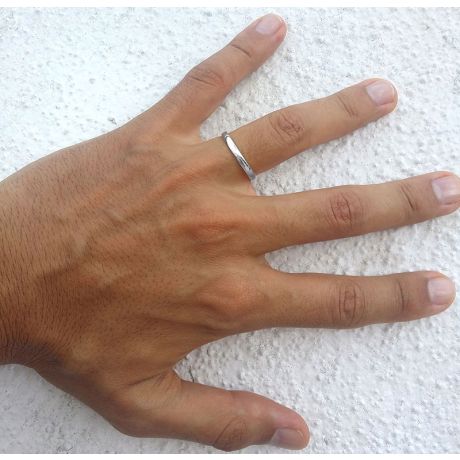 Fede Nuziale Classica Allan Platino - Matrimonio Uomo