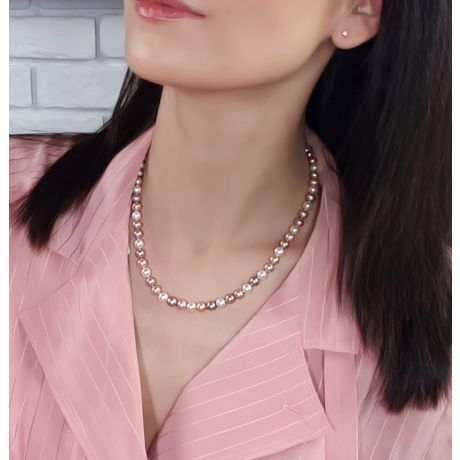 Collana Arthemuse  - Perle d'Acqua Dolce Miste - 6.5/7mm, AAA