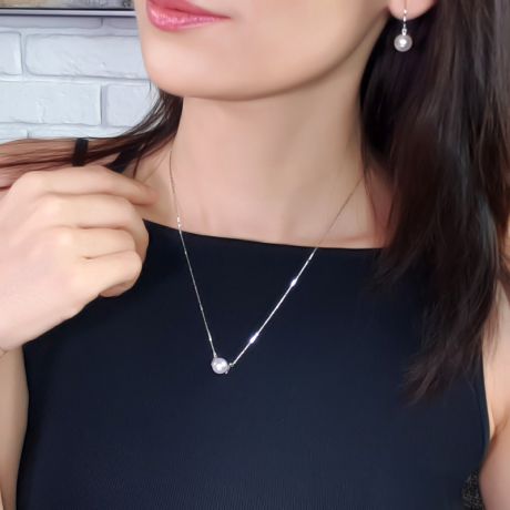 Ciondolo Otohiko. Una Creazione Originale con la sua Perla Akoya I Gemperles