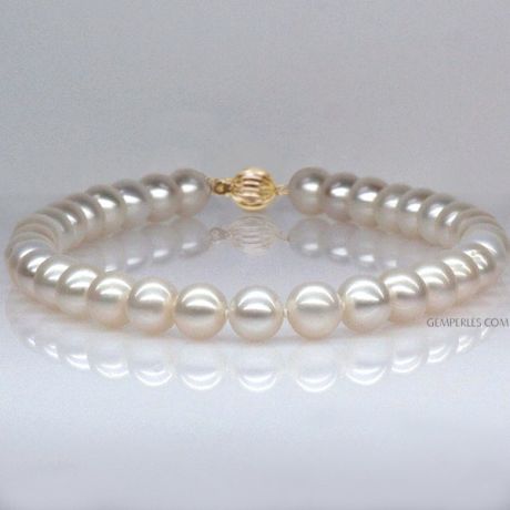 Collana Gloria - Grosse Perle d'Acqua Dolce Bianche - 10.5/11.5mm, AAA