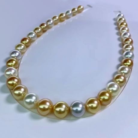 Collana Montjo - Perle Miste di Tahiti e Mari del Sud