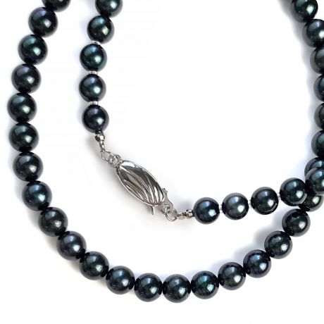 Collana da Uomo con Perla Nera BlackCurrent