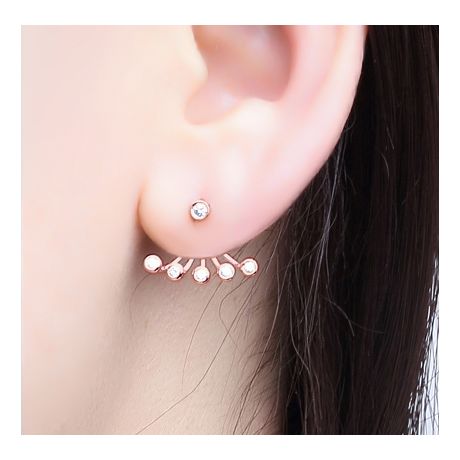 Orecchini Augusta - Pendenti da Donna in Oro Rosa & Diamanti