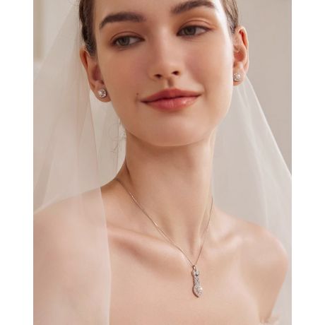 Parure Géométria Préciosa - Ciondolo & Orecchini Art Déco 