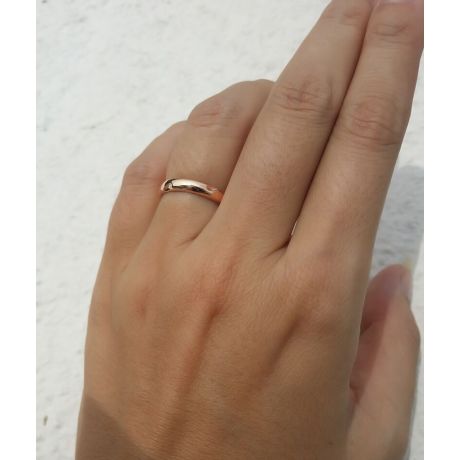 Fede Nuziale da Donna Madeleine - Fedina Oro Rosa, Diamante