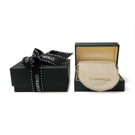 Fede nuziale de Matrimonio Triangulaire in Oro bianco 18ct con Diamanti