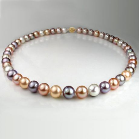 Parure Perle Miste Suggestive - Collana e Braccialetto 7.5/8mm - Oro Giallo