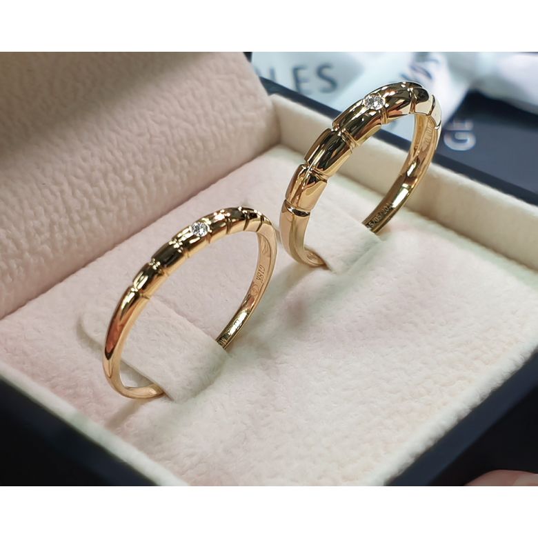 Fede Nuziale per Uomo Spencer - Oro Giallo e Diamante Solitario - 1