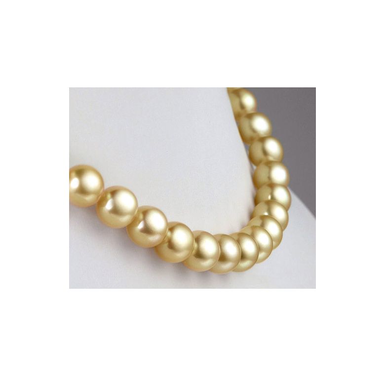 Collana Elisabeth II - Perle dei Mari del Sud Dorate - 4