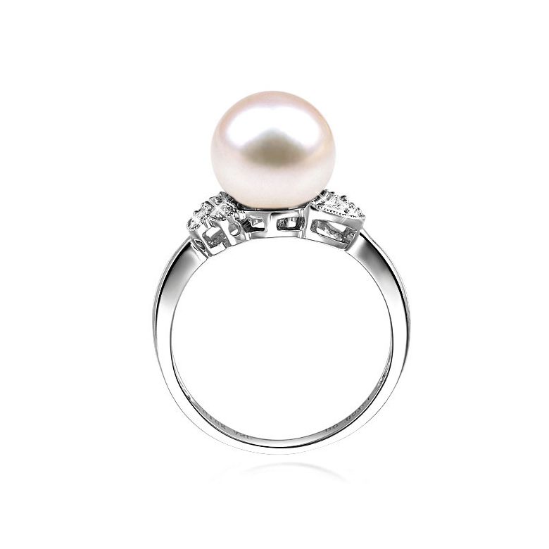 Anello Heureux Stratagème - Oro Bianco 18kt e Perla d'Acqua Dolce - 3