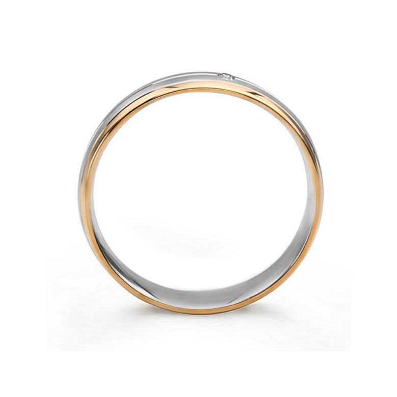 Fede Donna - 2 Ori 3.10gr - Diamanti 0.015ct - 4