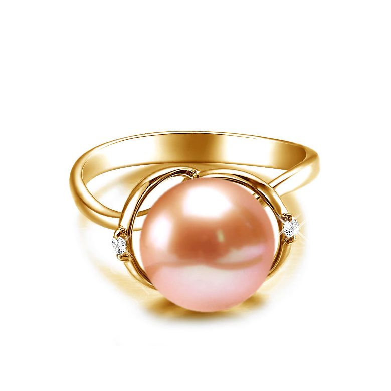 Anello La Joconde - Oro Giallo 18kt e Perla d'Acqua Dolce - 5