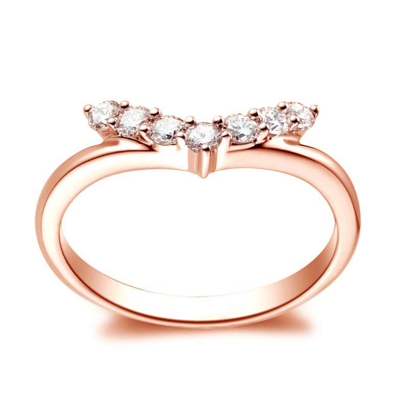 Anello Donna Freedom - Oro Rosa & Diamanti VS/G | Gemperles - 5