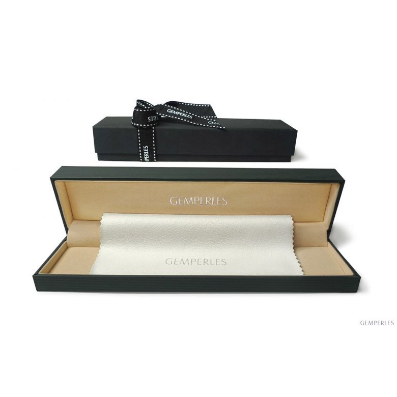 Braccialetto A Tre Fili Kobe - Perle Bianche Akoya Giapponesi 7/7.5mm, AAA - 6