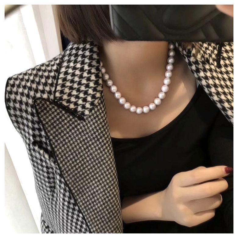 Collana Astrid - Perle Coltivate Bianche dei Mari del Sud - 8