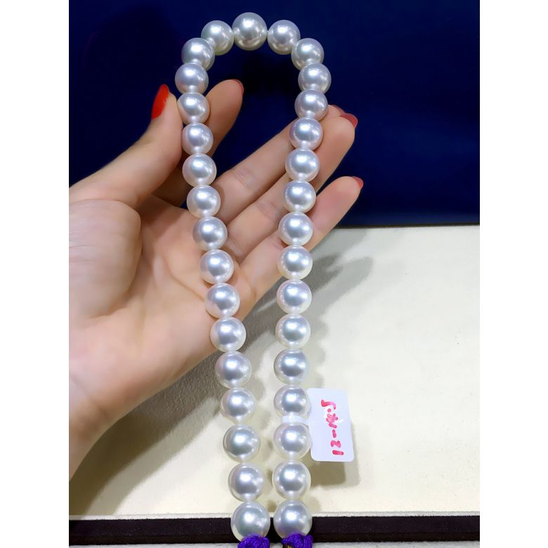 Collana Zénobie - Perle Coltivate Bianche dei Mari del Sud - 3