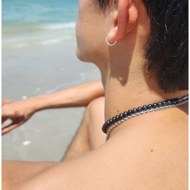 Collana da Uomo con Perla Nera BlackCurrent - 2