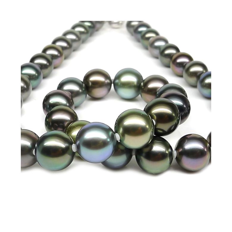 Collana Midas - Perle Coltivate Miste di Tahiti - 8