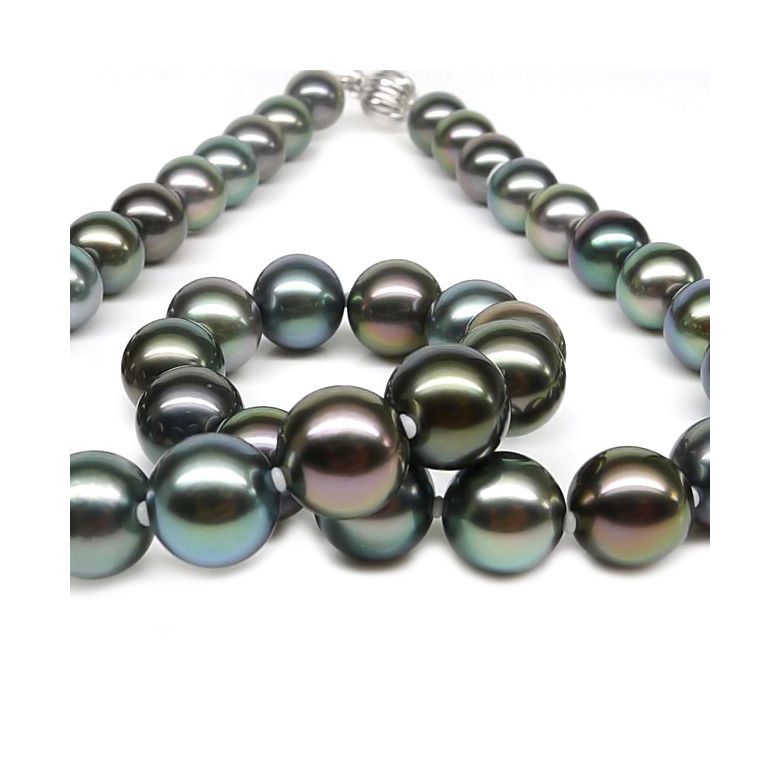 Collana Spartokos - Perle Coltivate Miste di Tahiti - 4