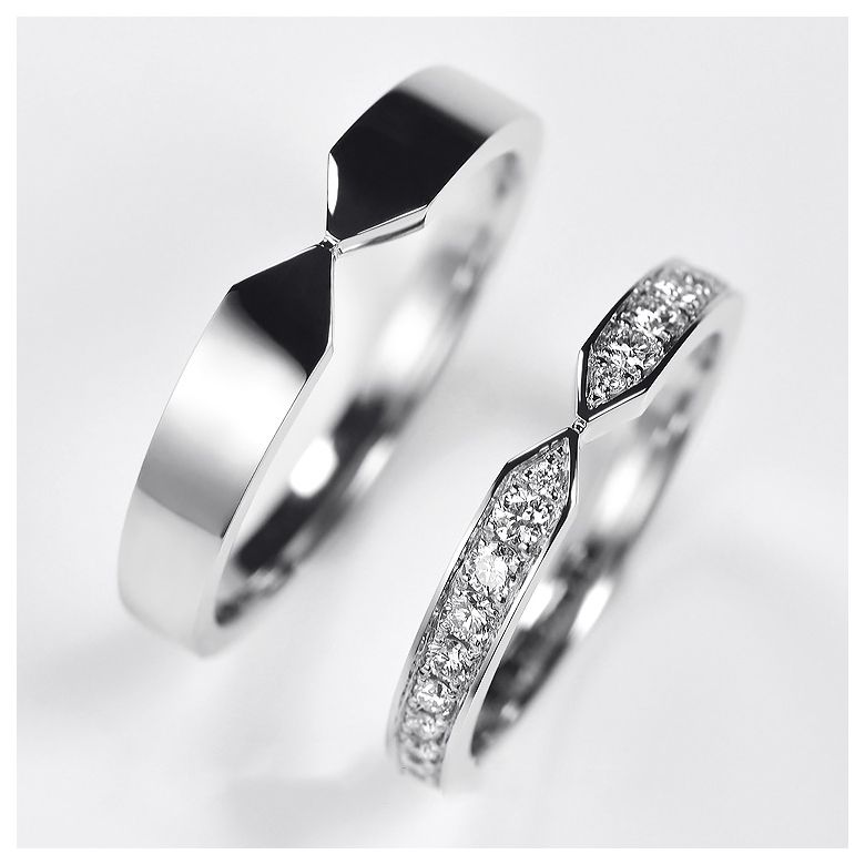 Anello Uomo Arrows - Platino Finitura Lucida - 4