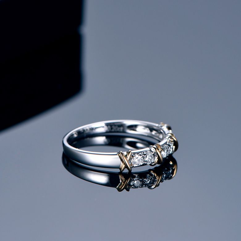 Anello X MODE - 2 ors Diamanti - 5