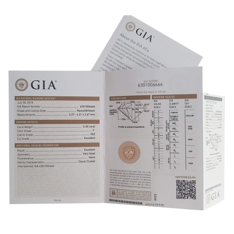 Anello di Fidanzamento Taylor - Oro Bianco & Diamante Solitario | Gemperles - 8