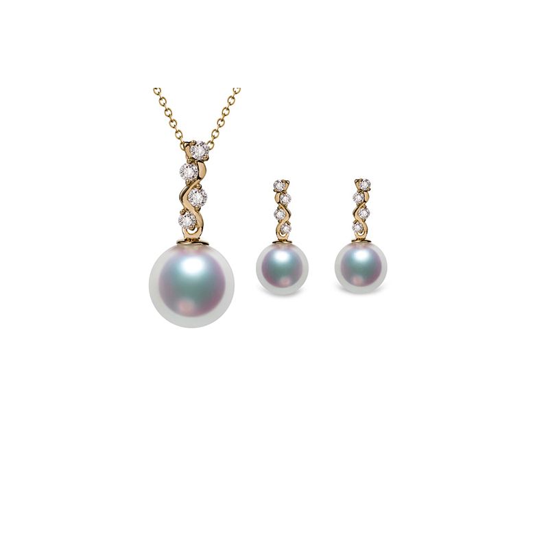 Parure Miya & La Danse du Serpent - Oro Giallo & Perle Akoya - 2