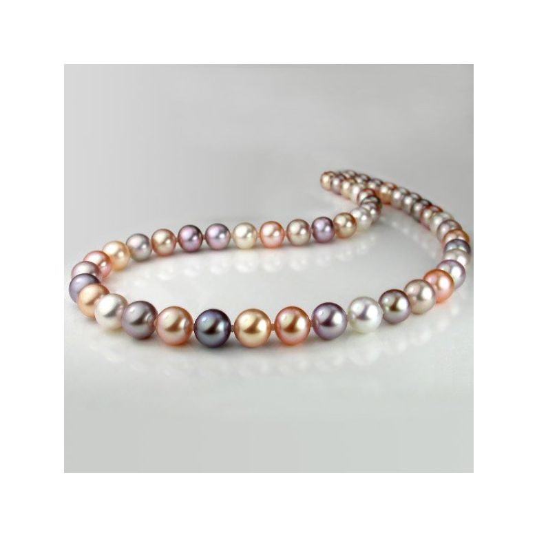 Parure Perle Miste Suggestive - Collana e Braccialetto 7.5/8mm - Oro Giallo - 3